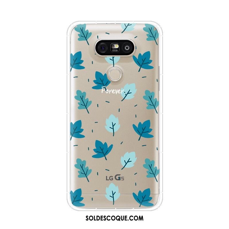 Coque Lg G5 Silicone Téléphone Portable Fluide Doux Ornements Suspendus Bleu Soldes