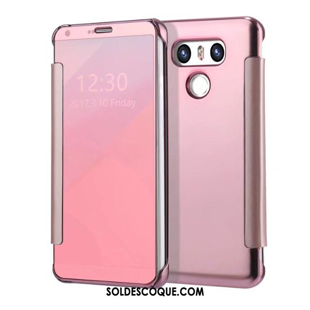 Coque Lg G6 Miroir Rose Dormance Créatif Protection Pas Cher