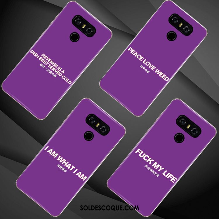 Coque Lg G6 Simple Silicone Téléphone Portable Fluide Doux Violet En Vente