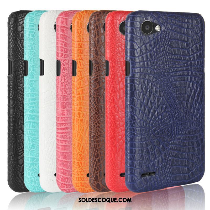 Coque Lg Q6 Bleu Sac Téléphone Portable Difficile Cuir Soldes