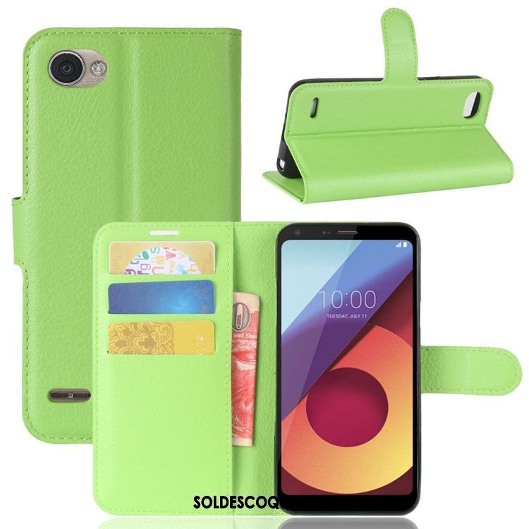 Coque Lg Q6 Carte Tendance Modèle Fleurie Tout Compris Portefeuille En Ligne