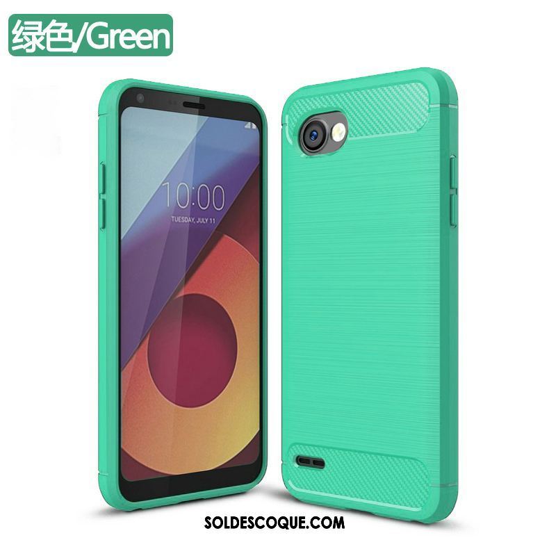 Coque Lg Q6 Modèle Fleurie Fibre Incassable Étui Vert En Ligne