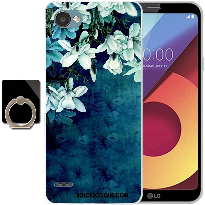 Coque Lg Q6 Protection Étui Bleu Tout Compris Silicone France