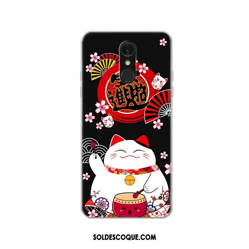 Coque Lg Q7 Protection Chat Tout Compris Dessin Animé Incassable En Ligne