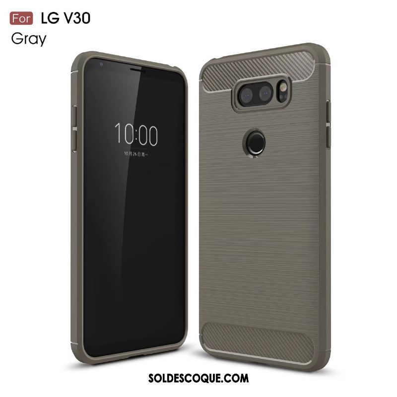 Coque Lg V30 Fluide Doux Étui Silicone Sac Protection Pas Cher