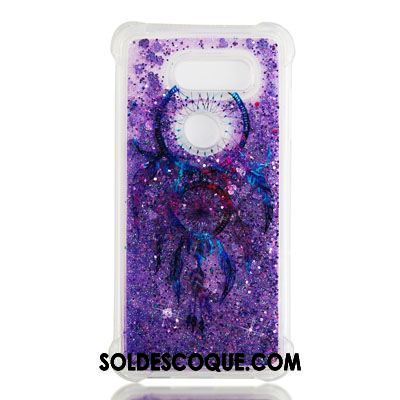 Coque Lg V30 Téléphone Portable Incassable Ballon Silicone Violet Pas Cher