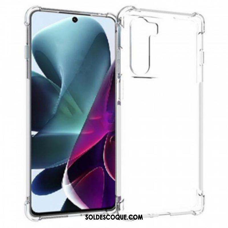 Coque Moto G200 G5 Transparente Coins Renforcés