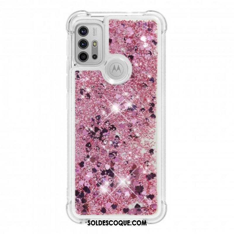 Coque Moto G30 / Moto G10 Désires Paillettes