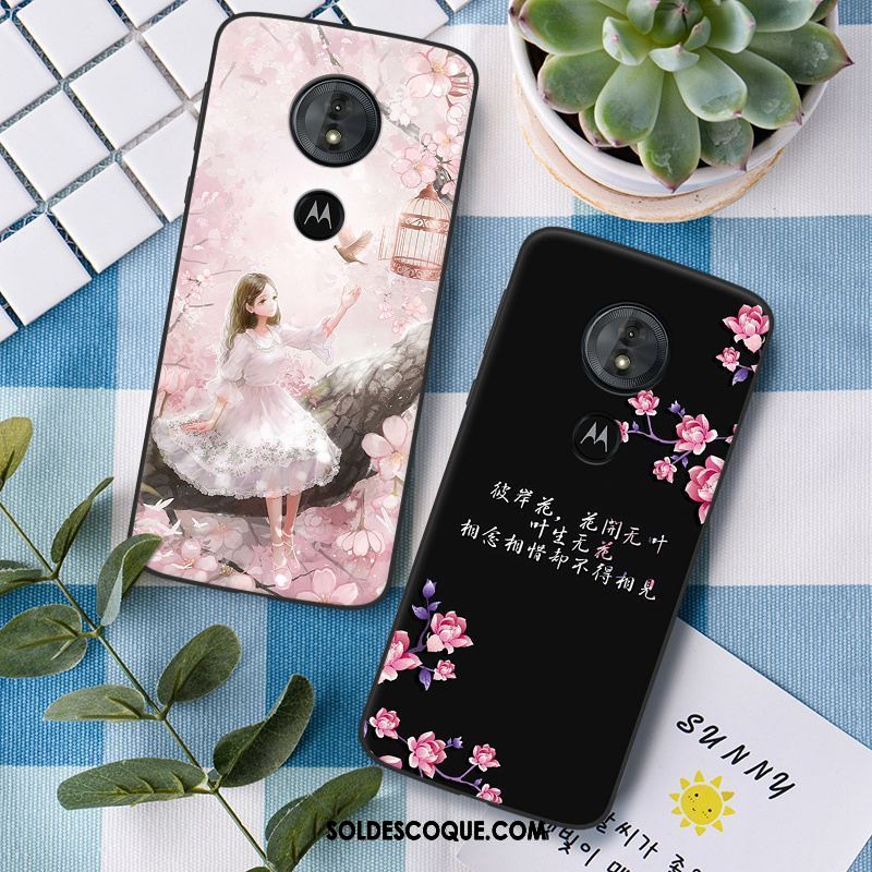 Coque Moto G6 Play Noir Étui Protection Téléphone Portable Incassable Pas Cher