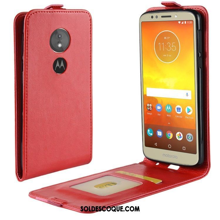 Coque Moto G6 Play Étui En Cuir Protection Téléphone Portable Incassable Housse Soldes