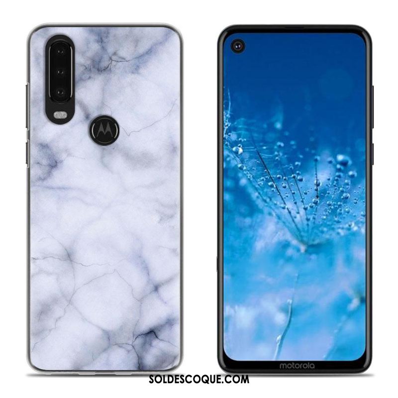 Coque Moto G8 Blanc Dessin Animé Téléphone Portable Étui Peinture Soldes