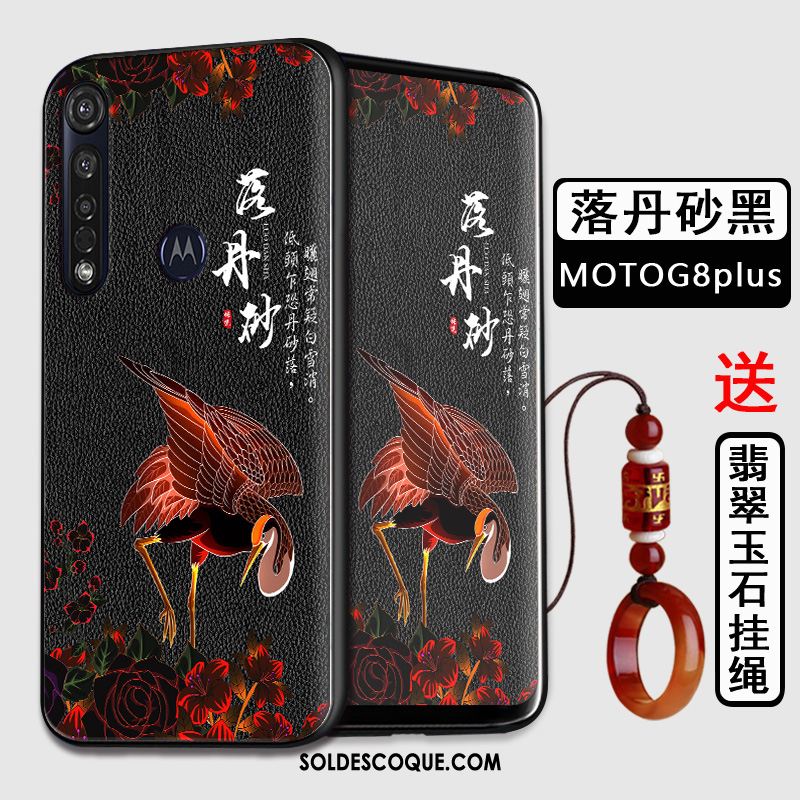 Coque Moto G8 Plus Silicone Étui Style Chinois Tout Compris Téléphone Portable Pas Cher