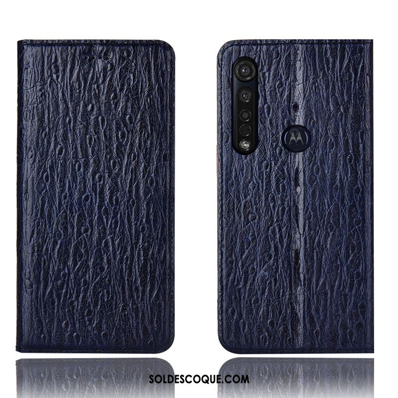 Coque Moto G8 Plus Tout Compris Protection Oiseau Bleu Étui En Vente