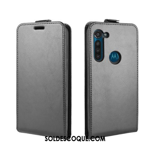 Coque Moto G8 Power Portefeuille Étui En Cuir Tendance Téléphone Portable Business Pas Cher