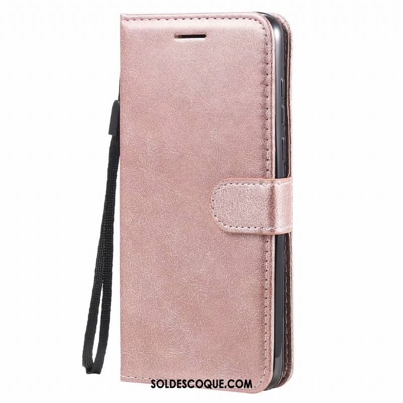 Coque Moto G8 Power Tendance Téléphone Portable Clamshell Étui En Cuir Rose En Vente