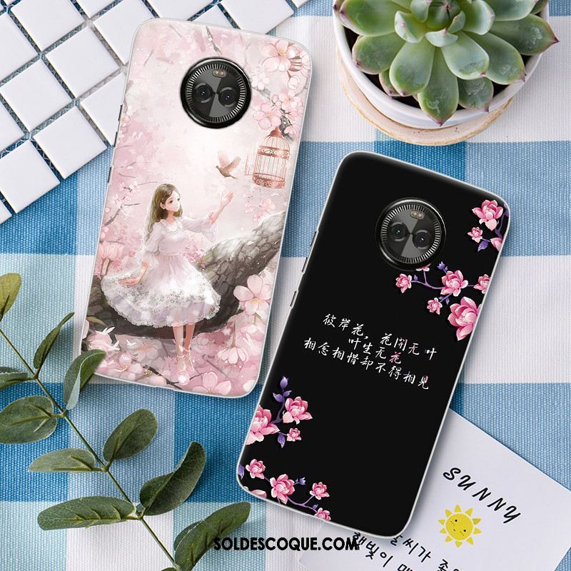 Coque Moto X4 Peinture Protection Étui Noir Fluide Doux En Ligne