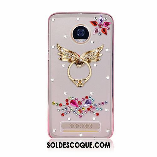 Coque Moto Z2 Play Téléphone Portable Transparent Anneau Étui Protection France