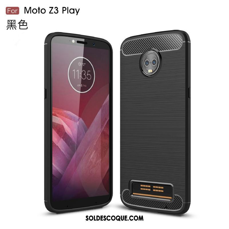 Coque Moto Z3 Play Incassable Téléphone Portable Cuir Modèle Fleurie Tout Compris En Vente