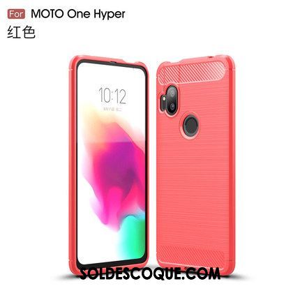 Coque Motorola One Hyper Fibre Incassable Antidérapant Étui Business Pas Cher