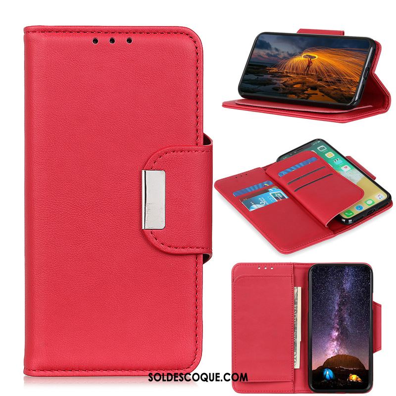 Coque Nokia 2.3 Modèle Fleurie Étui Téléphone Portable Rouge Peau De Mouton France