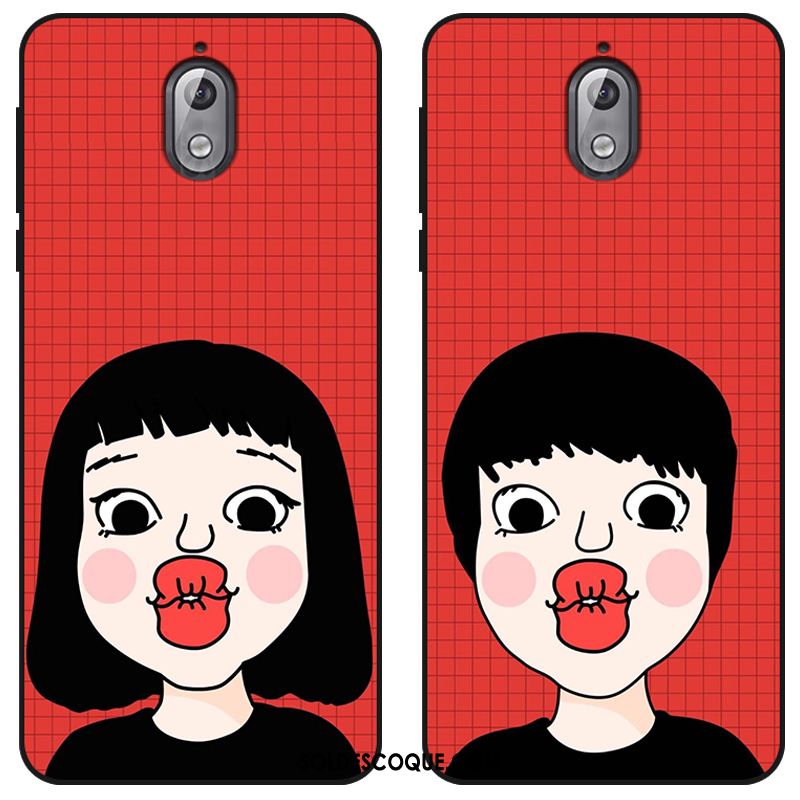 Coque Nokia 3.1 Créatif Personnalité Téléphone Portable Étui Dessin Animé En Ligne