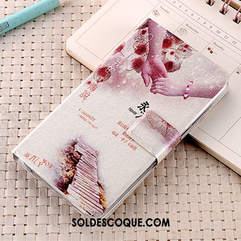 Coque Nokia 3.2 Tissu Fluide Doux Rose Carte Étui En Cuir En Vente