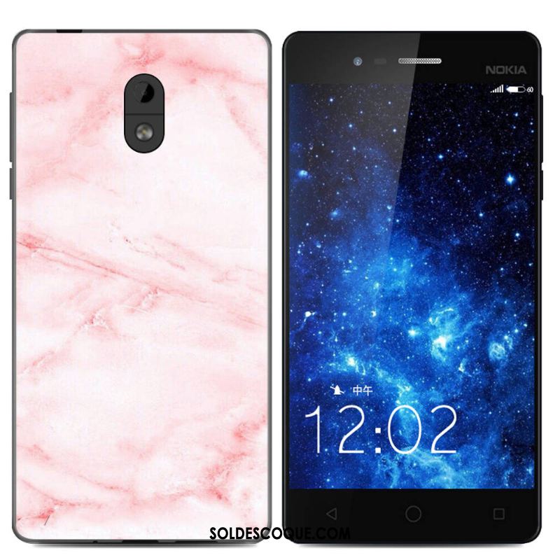 Coque Nokia 3 Fluide Doux Silicone Grand Étui Rose France