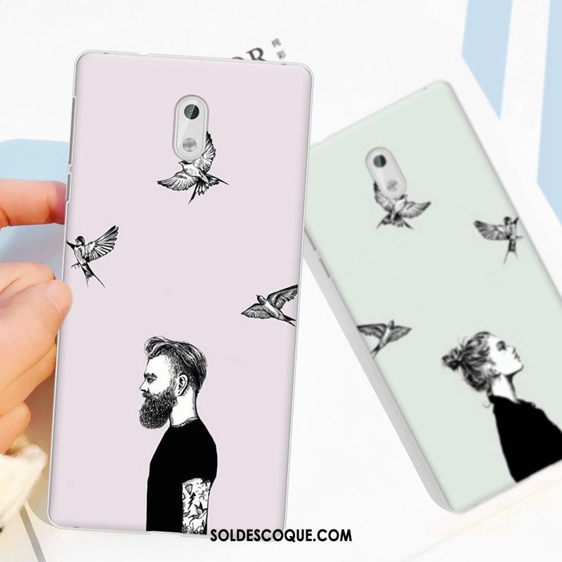 Coque Nokia 3 Protection Art Étui Amoureux Téléphone Portable En Ligne