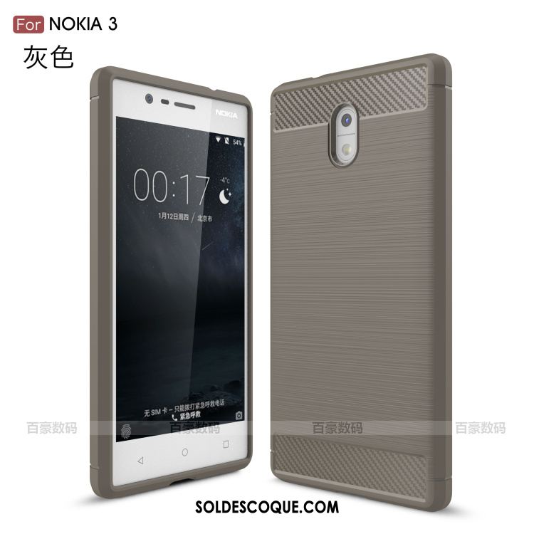 Coque Nokia 3 Téléphone Portable Étui Soie Incassable Protection En Vente