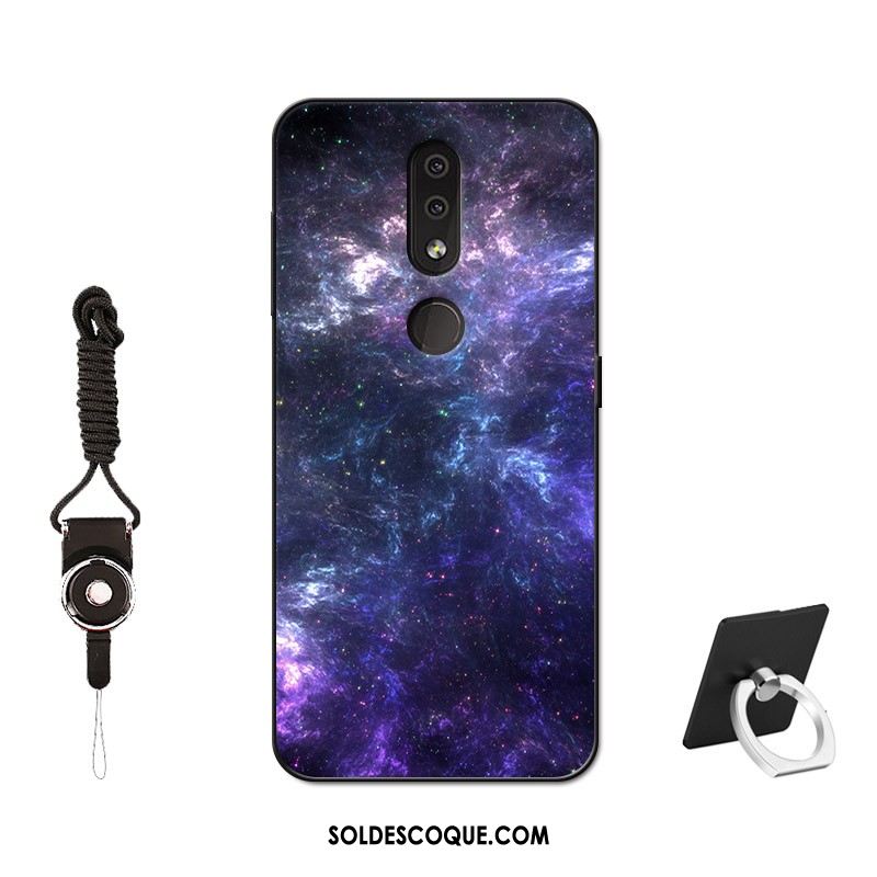 Coque Nokia 4.2 Tout Compris Étui Violet Protection Silicone Housse Pas Cher