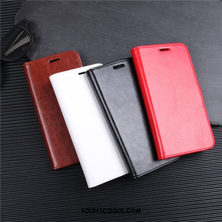 Coque Nokia 5.1 Incassable Tout Compris Étui En Cuir Protection Rouge En Ligne