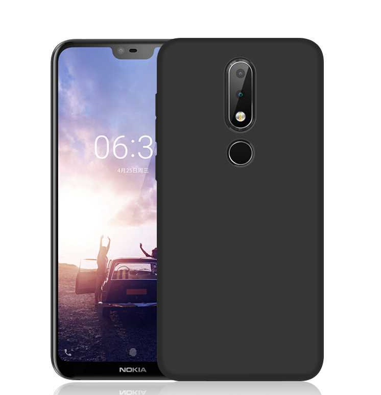 Coque Nokia 6.1 Noir Téléphone Portable Protection Étui Pas Cher