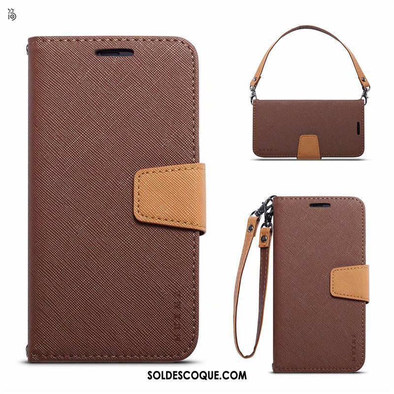 Coque Nokia 6.1 Téléphone Portable Incassable Étui En Cuir Simple Portefeuille En Vente