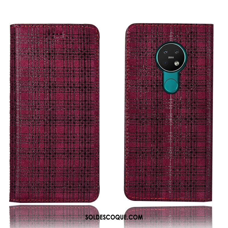 Coque Nokia 6.2 Velours Incassable Étui Protection Étui En Cuir Soldes