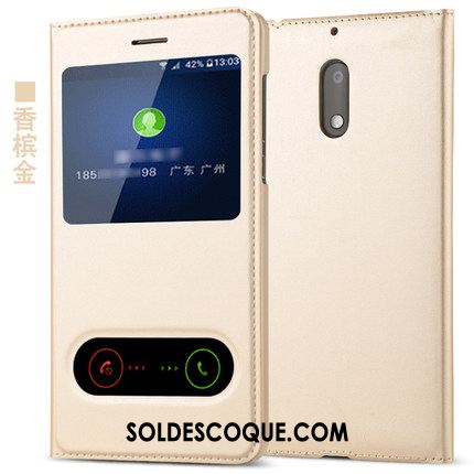 Coque Nokia 6 Téléphone Portable Protection Étui En Cuir Incassable Tout Compris Soldes