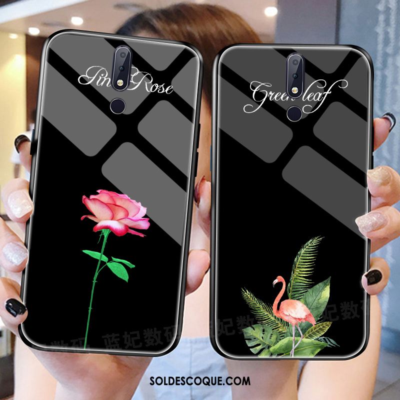 Coque Nokia 7.1 Lumineuses Personnalité Rose Tout Compris Art France