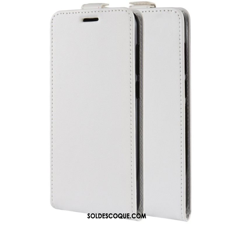 Coque Nokia 7.2 Clamshell Protection Blanc Carte Étui En Ligne