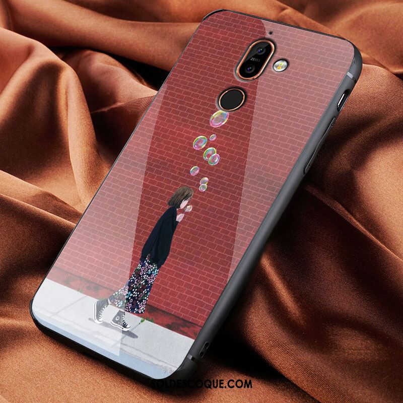 Coque Nokia 7 Plus Incassable Téléphone Portable Art Tout Compris Verre Pas Cher