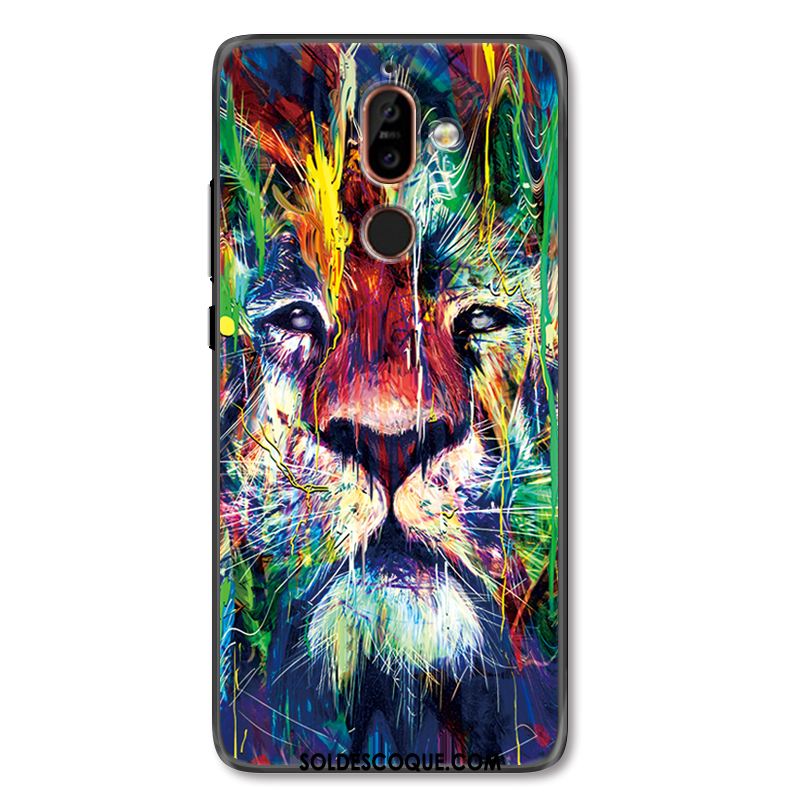 Coque Nokia 7 Plus Lion Ornements Suspendus Étui Créatif Animal En Ligne