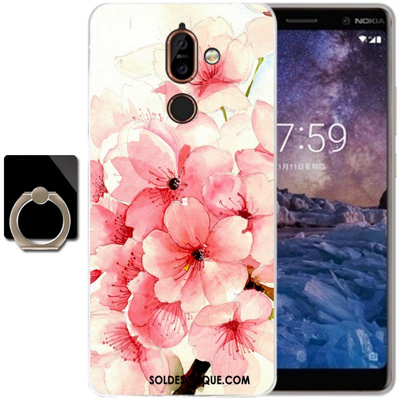 Coque Nokia 7 Plus Silicone Protection Dessin Animé Téléphone Portable Fluide Doux Pas Cher