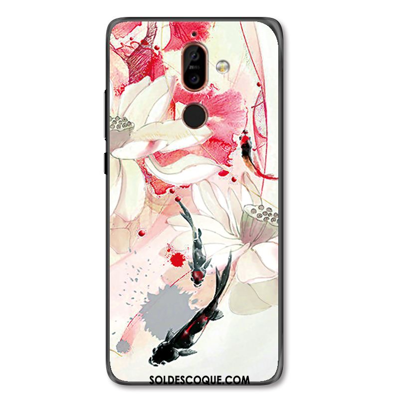 Coque Nokia 7 Plus Squid Rose Personnalité Protection Étui Housse En Vente