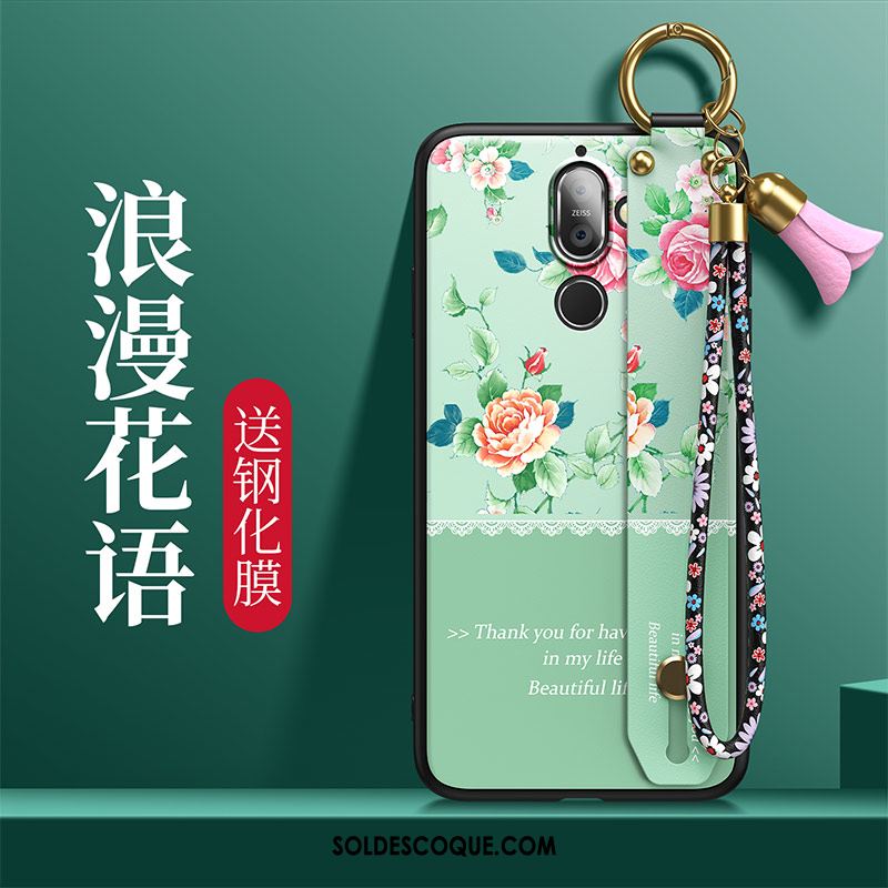 Coque Nokia 7 Plus Étui Créatif Tendance Protection Fleur Pas Cher