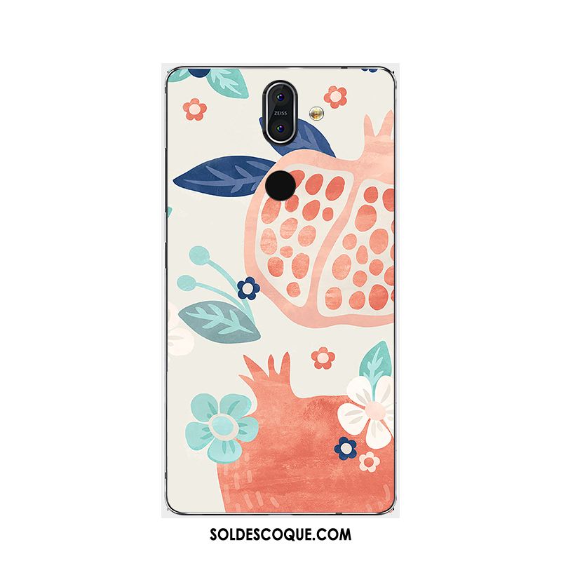 Coque Nokia 7 Tout Compris Rose Incassable Personnalité Silicone Pas Cher