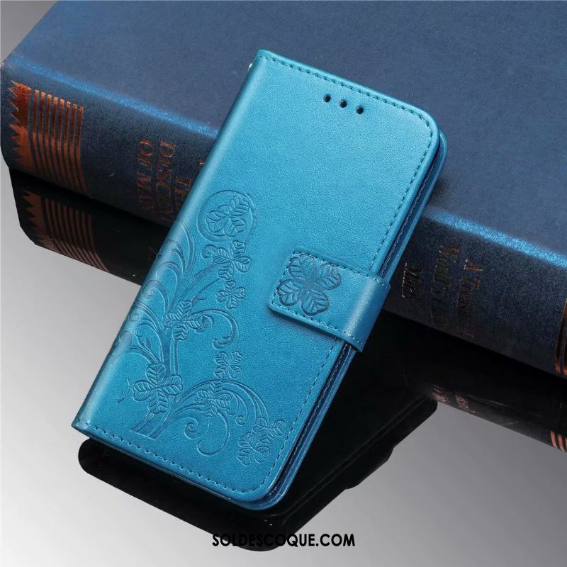 Coque Nokia 8.1 Bleu Fluide Doux Incassable Téléphone Portable Étui En Cuir Soldes