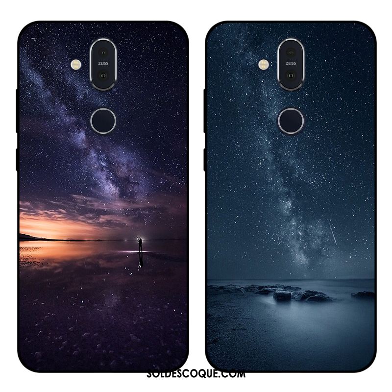 Coque Nokia 8.1 Incassable Téléphone Portable Protection Violet Tout Compris En Vente