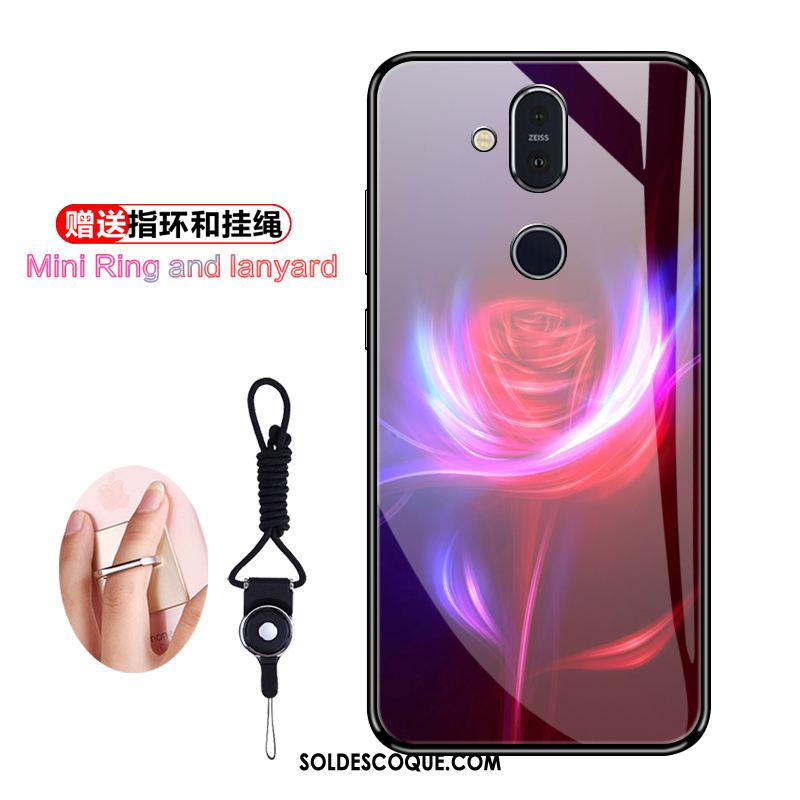 Coque Nokia 8.1 Tendance Créatif Étui Membrane Tempérer Pas Cher