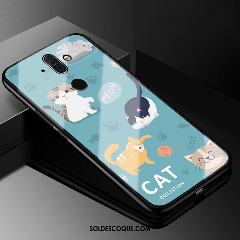 Coque Nokia 8 Sirocco Dessin Animé Peinture Silicone Étui Verre En Ligne