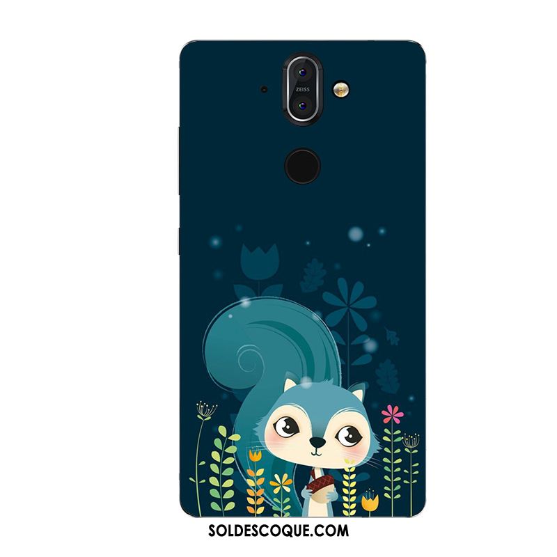 Coque Nokia 8 Sirocco Tout Compris Bleu Silicone Incassable Fluide Doux Soldes