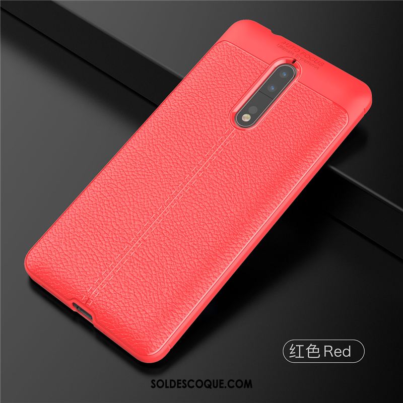Coque Nokia 8 Étui Silicone Rouge Fluide Doux Téléphone Portable Housse En Vente