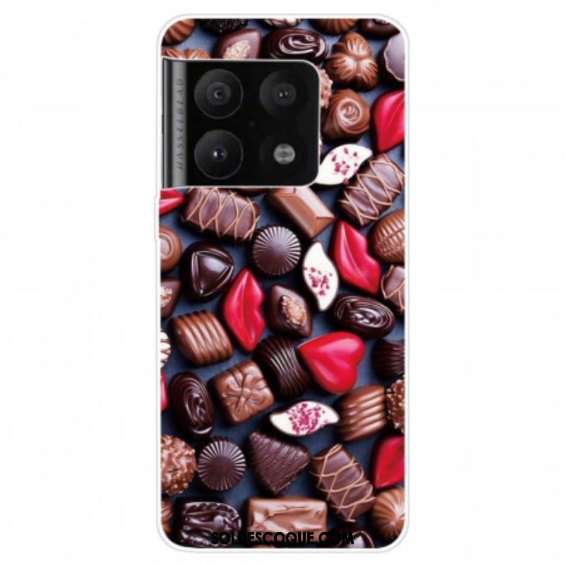 Coque OnePlus 10 Pro 5G Flexible Chocolat